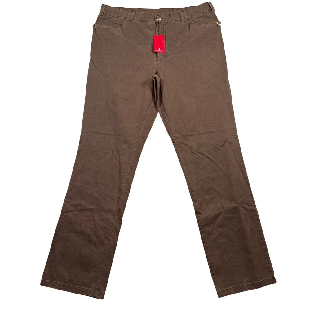NEW Steinbock Tyrol Austria Clemens Washed Brown Trousers Mens EU60 US50cm (38